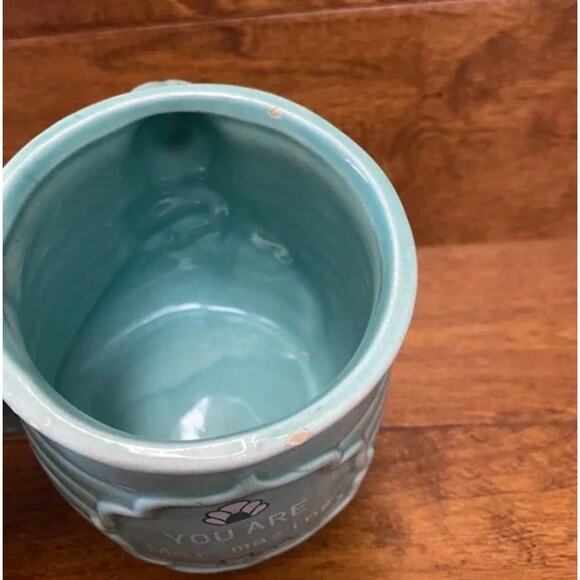 MERMAID You Are Mer-Mazing Teal Colored Mug - Picture 3 of 4